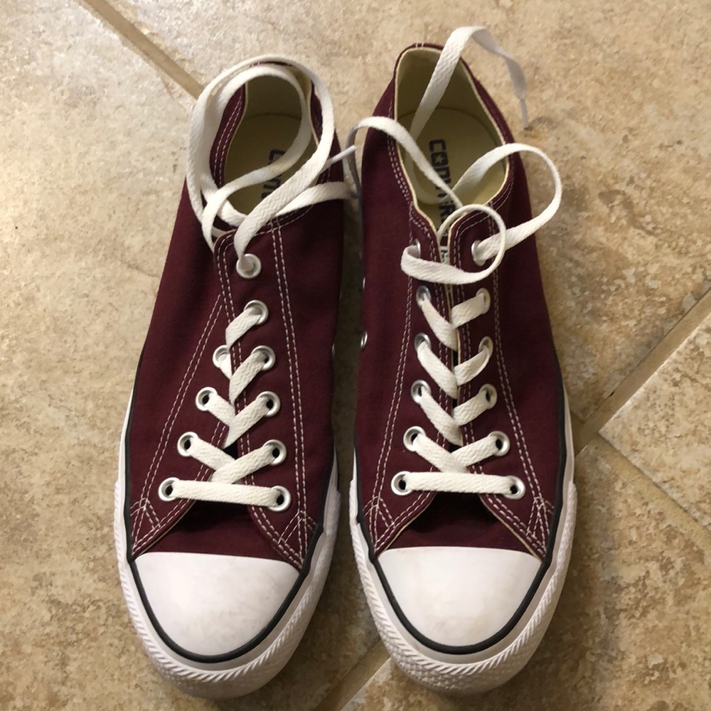 Maroon Converse